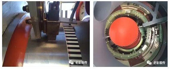 左邊是斑馬帶法，右邊是多齒齒輪法